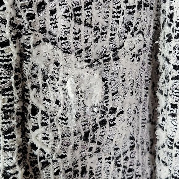 ANNE KLEIN NEW YORK Open Weave Crochet Silk Jacket  Size‎ 4 - Picture 4 of 11